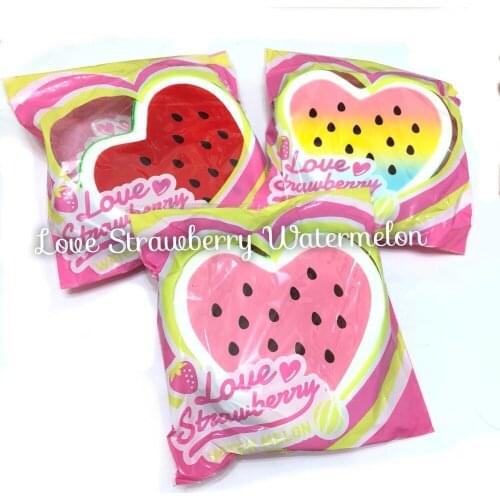 Japan jumbo heart watermelon squishy Slow Rising Gift Toy