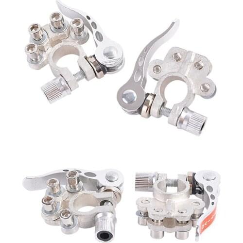 1 Pair 12V 24V Automotive Car Top Post Battery Terminals Wire Cable Clamp Terminal Connectors Car Accessories