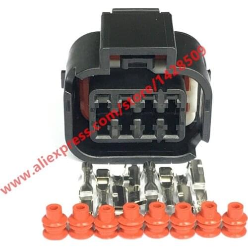 10 Sets 8 Pin Headlight Socket Waterproof Plug MG644345 For Automotive Wiring Harness For HYUNDAI Avante