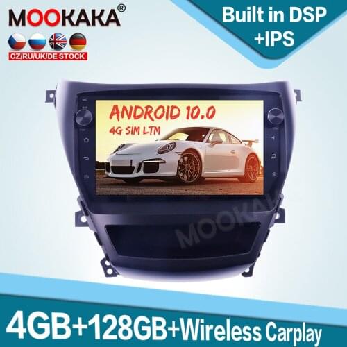 128GB Carplay Android 10.0 Car Multimedia Player for Hyudnai Elantra 2010-2013 Auto Radio GPS Navigation Audio Stereo Head Unit