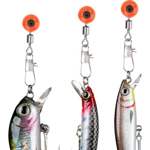 20pcs/lot Fishing Line Hook Swivels Shank Clip Connector Interlock Snap Sea Space Beans Lure Fishing Hooks Connector Tools