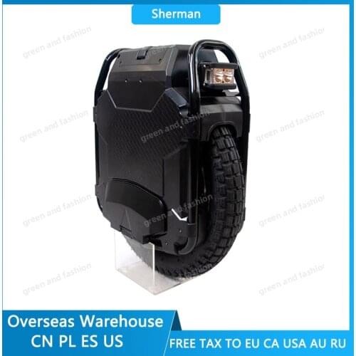 2020 New Veteran Sherman Electric Unicycle,Motor Power 2500W Battery NCR18650GA,100V 3200WH Free Spin Speed 100km/h,LED Display