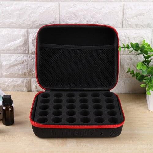 30 Bottles 15ML Essential Oil Bag Storage Case Portable Box Travel Portable Carrying Holder Nail Polish Storage Bag