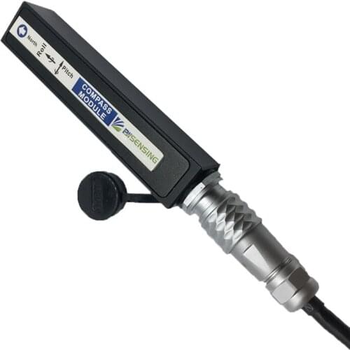 3D Digital Magnetic Compass Good Heading Accuracy 0.5 Deg Pitch Roll Yaw Sensor RS232 RS485 TTL Hex or Modbus HEC365 HEC365M