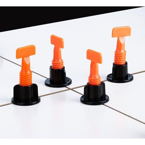 50PcsTile Leveling Clips Tile Leveling System Kit Leveler Spacers Wrenches Tile Installation Tool Kit Wall Floor Adjustment