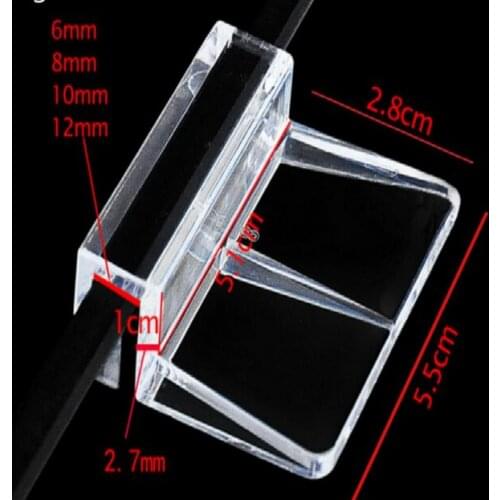6pcs 30*30cm fish tank cover aquarium cover aquarium fish tank acrylic clips glass cover support holders