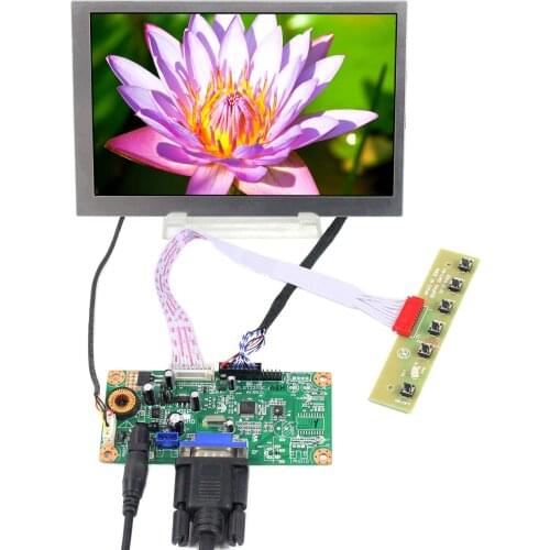 7" 800X480 LCD Screen G070VW01 V0 with VGA LCD Controller Board