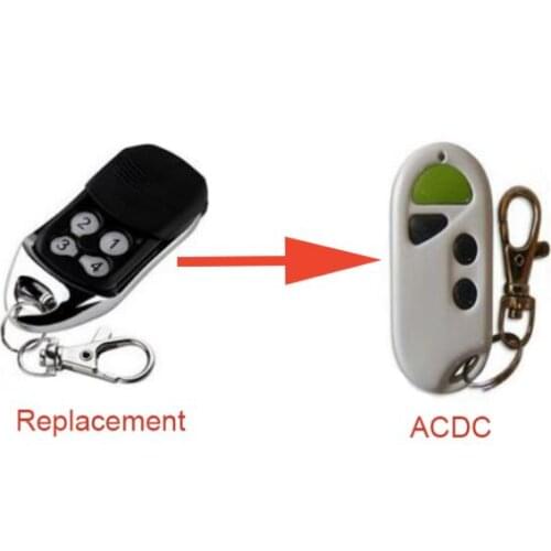 ACDC 433mhz replacemnet remote control garage gate fob rolling code free shipping beautiful