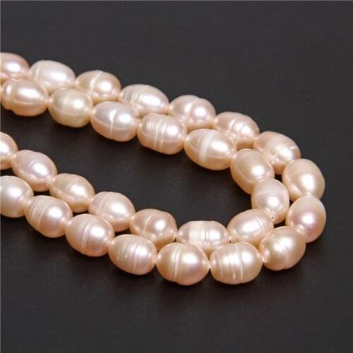 Gold champagne natural freshwater pearls potato beads 7-8mm natural pearl loose beads handmade DIY Bracelet Necklace Women diy