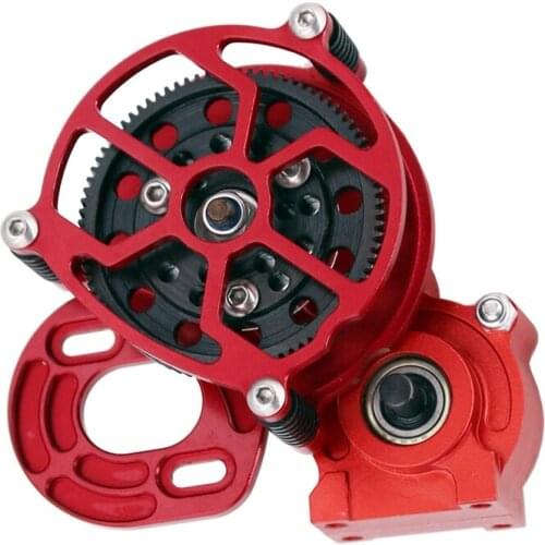 Center Transmission Gearbox with Gear for 1:10 RC Rock Crawler Axial SCX10 SCX10 II 90046/90047 Upgrade Part
