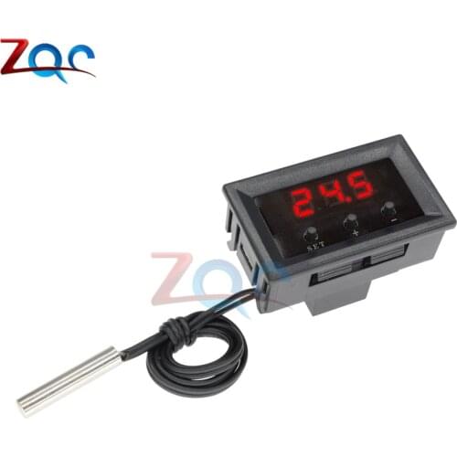 DC 12V W1209WK W1209 Digital Thermostat Temperature Controller Regulator Thermoregulator Incubator NTC Sensor Meter Case