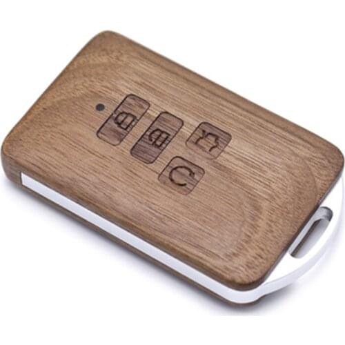 Wooden Key case for Honda Civic Remote Control Refit Wooden Car Key Fob Shell Replacement (case only)