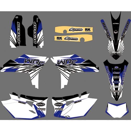 For 450 WRF 2015-2012 Motorcycle TEAM GRAPHICS & BACKGROUNDS DECALS STICKERS Kits FOR YAMAHA WRF 450 WR450F 2012 2013 2014 2015