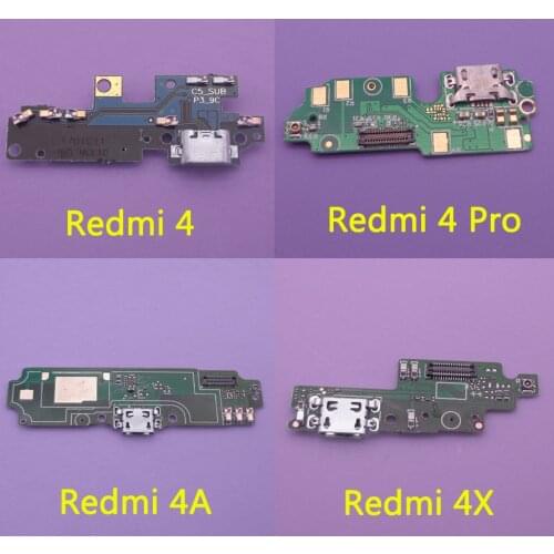 Dock Micro USB charging connector Charger Port board with Microphone Module for Xiaomi Redmi Hongmi 4 4pro 4A 4X