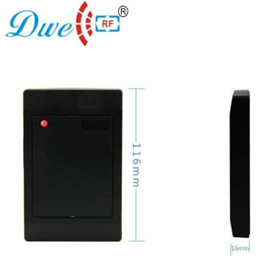 DWE CC RF ISO 14443A 13.56mhz rfid access control ip65 weigand 26 wiegand 34 card reader scanner