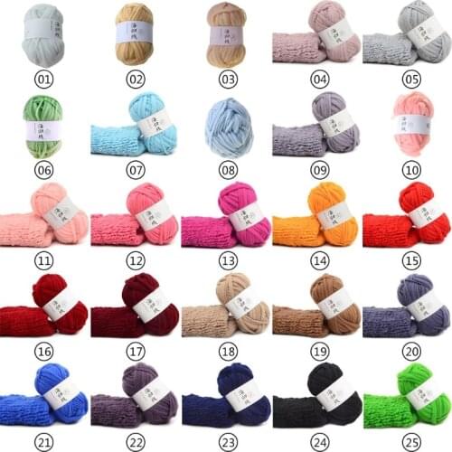 Coarse Wool DIY Soft Scarfs Sweaters Hand-woven Crochet Knitting Natural Threads