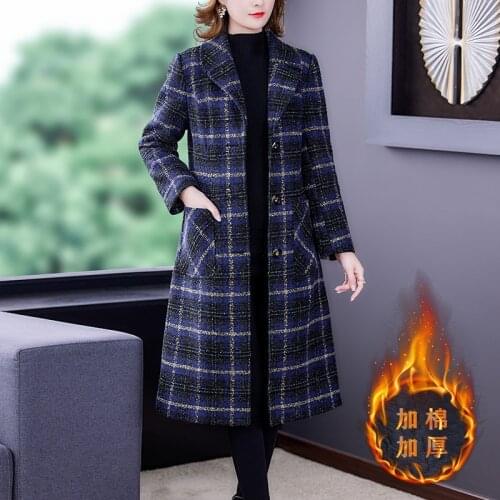 Huti wjwyl Women's Plaid Coats