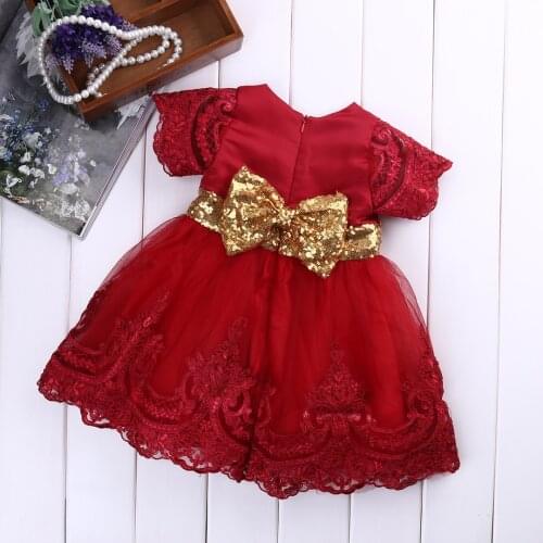 SUMMER Girl Dress Floral Long Sleeve Princess Baby Girls Lace Dresses Christmas Toddler Lace Wedding Bridesmaid Princess Formal