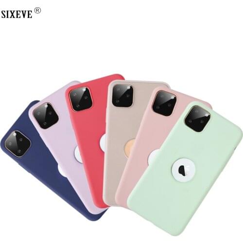 Soft Silicone Case For iPhone 11 Pro X XR XS Max 10 8 7 6 5 S 5S 5SE 6S Plus Mobile Phone Cover Back Bumper Shell Cute Ultrathin
