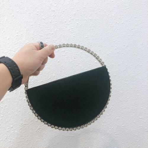 New Design Women Bag Ladies Round Shape Shoulder Bag Clutches Party Purse