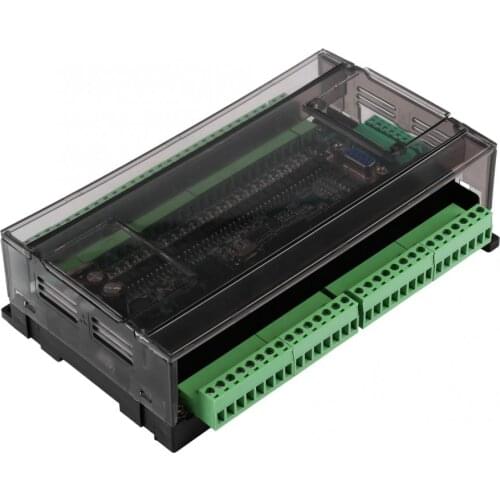 PLC Programmable Logic Controller FX3U-48MR Industrial Control Board DC 24V Relay Output RS232 RS485 Port