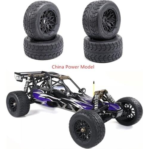 TARMAC BUSTER Front & Rear On Road Wheel and Tire Thicken Tyre for 1/5 Scale HPI KM Rovan BAJA 5B SS
