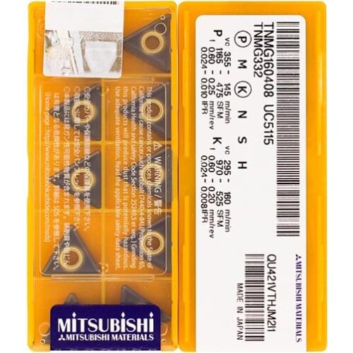 TNMG160408 UC5115 100% Original carbide insert with the best quality 10pcs/lot free shipping