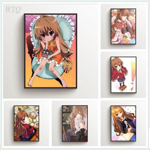 Toradora! Aisaka Taiga Anime Posters Wall Poster Canvas Painting Wall Decor Retro Poster Wall Art Picture Room Decor Home Decor