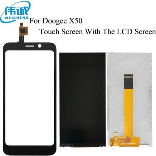 WEICHENG 5.0'' For Doogee X50 X50L LCD Display+Touch Screen Digitizer For Doogee X50 / X50L Mobile Phone Accessories
