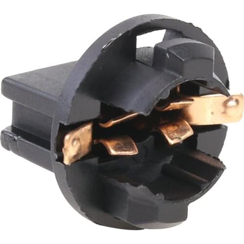 10 Pcs T10 Car Light Base Twist Lock Socket For Instrument Panel Cluster Plug Dash License Number Lamp Lampholder Black