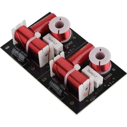 2Pcs 400W Speaker Frequency Divider 2 Way 2 Unit Hi-Fi Soundshelf Crossover Filters Woofer and Tweeter