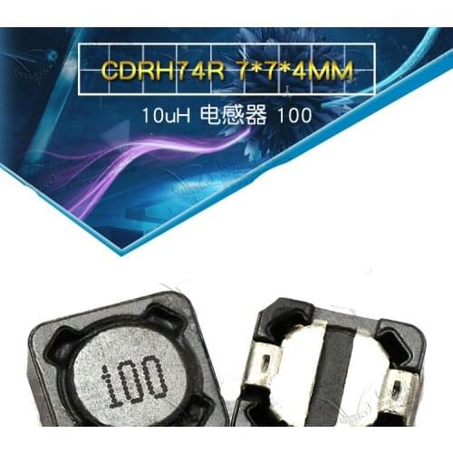 20PCS CDRH74R 7*7*4MM 10uH inductor 100 shielding inductance