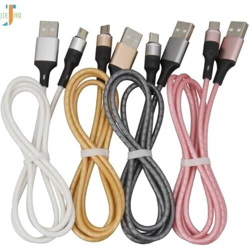 300pcs/lot Charger Cable Micro USB Cable 1m Celestial Column Data Sync Charging Cable for Iphone 8 7 6 Xiaomi Nokia Sony HTC