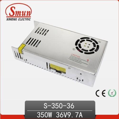 350W 36V DC Output Switching Power Supply 9.7A LED Power Supply S-350-36