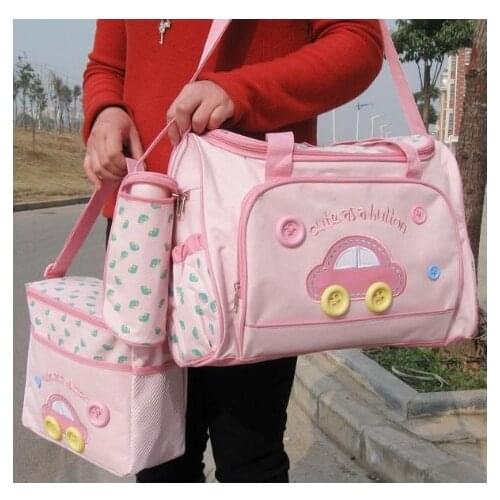 4pcs/set PROMOTION!!!Diaper Bags Designer Maternity Nappy Bags Mummy Baby Bag