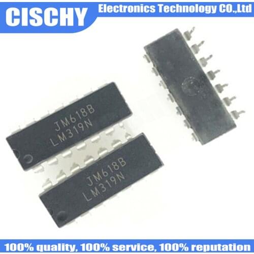 5PCS LM319 DIP14 LM319N DIP LM319AN DIP-14 original IC