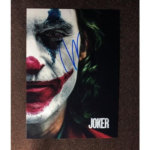 Hand signed The Joker Joaquin Phoenix autographed photo 5*7 autograph in ink 1119M7