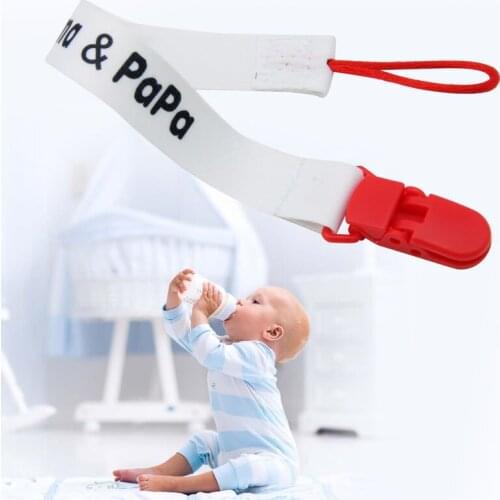 Baby Boy Girl Pacifier Soother Nipple Leash Strap Chain Newborn Clip Holder New Feeding Gift