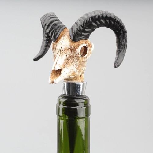 Animal Skull Red Wine Bottle Stopper Reuse Sealed Storage Vacuum Memory Reuse Bottle Cap Sealer Plug Wine Tools Bar Tools