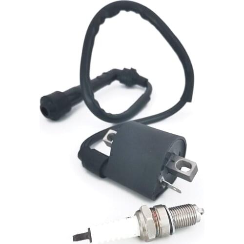 Ignition Coil with Spark Plug for Yamaha Grizzly 660 YFM660FAH 4x4 Hardwoods Hunter Edition 2006