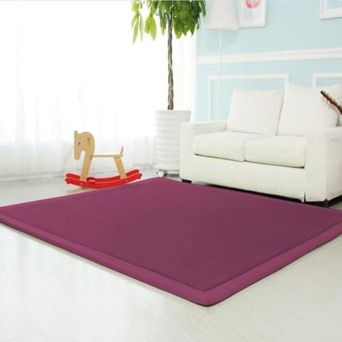 Coral Fleece Bedroom Boudoir Tatami Floor Mat Baby Creep Rugs Non-slip Tea Table Mattress Kids Sleeper Bed Mattress