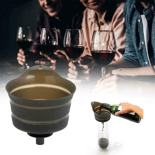 Red Wine Filter Oil Jam Juice Folding Funnel Leakage Filter Beer Brewing Tools Barware Folding Funnel Red Wine Jam Leakage
