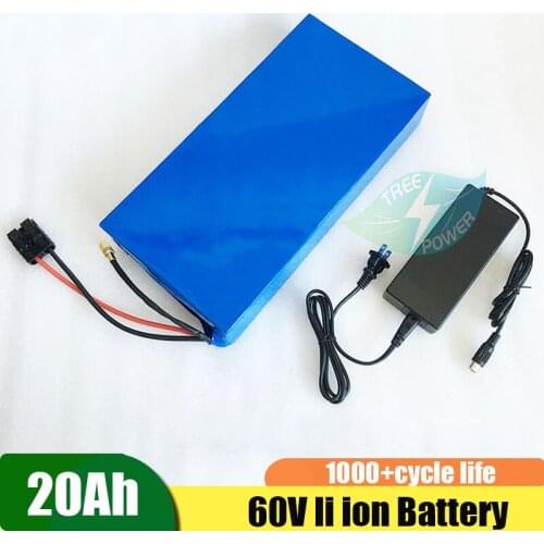 60V 20Ah lithium Battery pack High power&Capacity 67.2v Electric bicycle scooter Motorcycle ebike battery