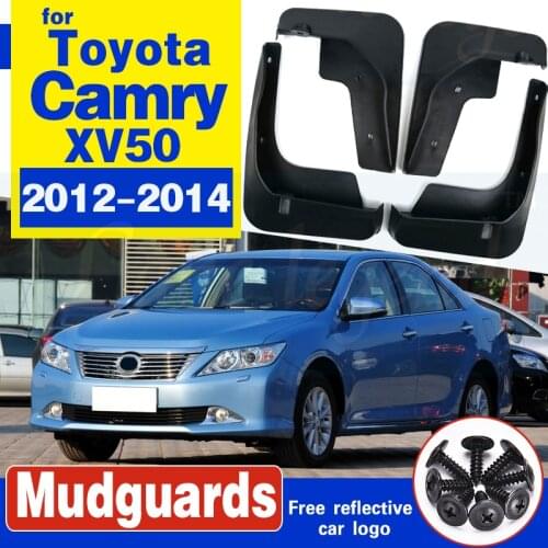 Molded Mud Flaps For Toyota Camry XV50 Altis Aurion 2012 2013 2014 Mudflaps Splash Guards Mud Flap Front Rear Mudguards Fender