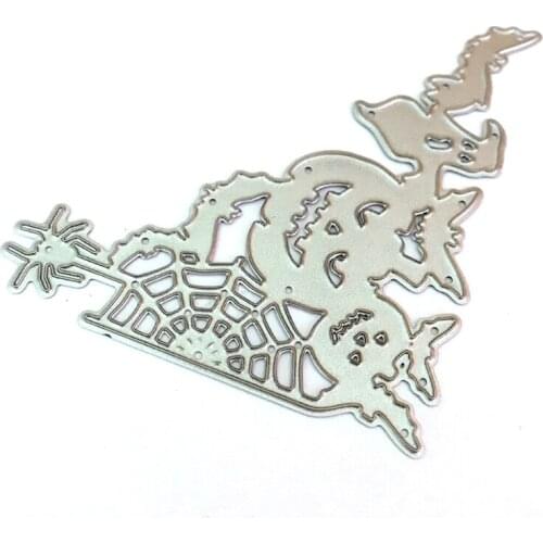 Halloween Corner Metal Cutting Dies Stencil DIY Scrapbooking Album Paper Card Template Mold Embossing Craft Decoration new