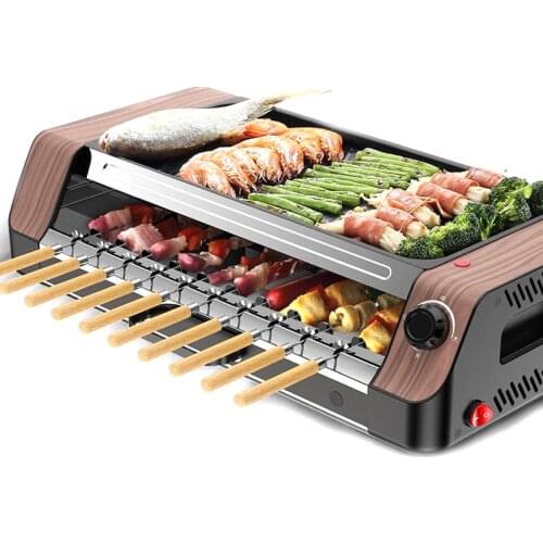 Multi-functional Electric Grill Grill Korean Electric Grill Automatic Rotate Barbecue Machine Non-stick Electric Grill Rotator