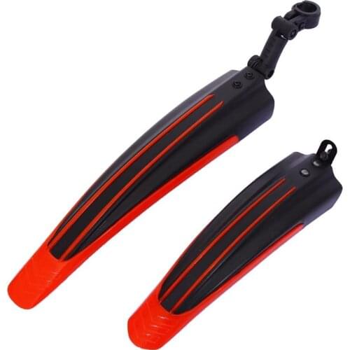 1 Pair Stylish MTB Bicycle Front Rear Mudguard Mountain Bike Plastic Fenders Set Bike Front for Mudguard Fender Mudguard Fender