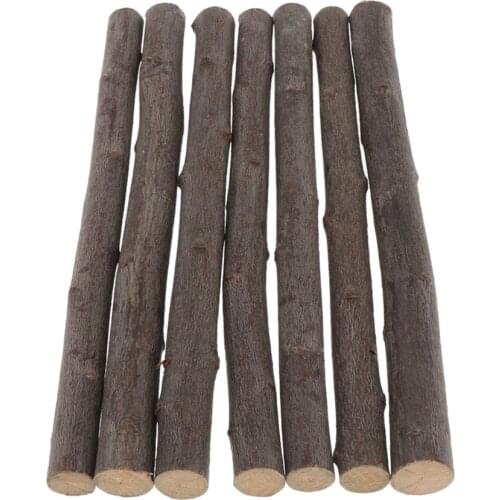 Natural Branch Wood Sticks Log Sticks for Photo Props or DIY Crafts, 30 cm, 7 Pieces/set