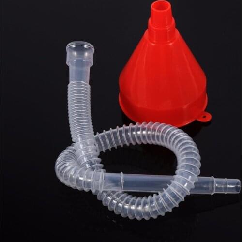 Plastic Filling Funnel with Soft Pipe Spout Pour Oil Tool Petrol Diesel Car Styling for Car Motorcycle Truck Vehicle Universal