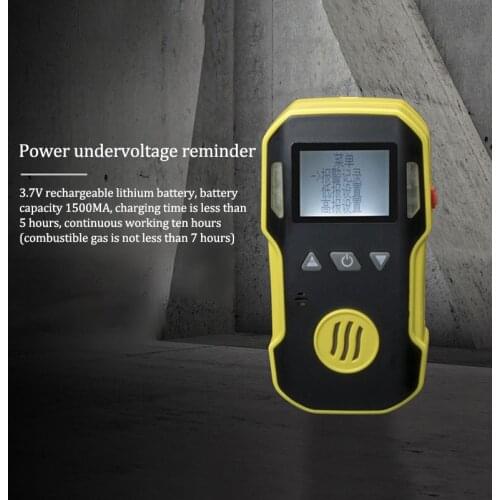New Gas Leak Detector Air Gas Analyzer Portable O3 Ozone Detector Professional With Sound Light Vibration Alarm System Tools